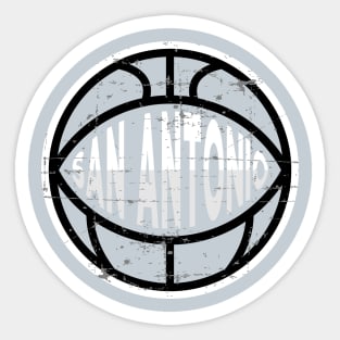 San Antonio Basketball 1 Sticker